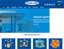 Tablet Screenshot of amcap.com.au